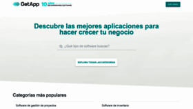 What Getapp.com.mx website looked like in 2021 (3 years ago)
