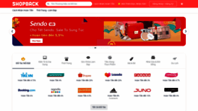 What Goshopback.vn website looked like in 2021 (3 years ago)