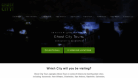 What Ghostcitytours.com website looked like in 2021 (3 years ago)