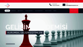 What Gelisimakademisi.com website looked like in 2021 (3 years ago)