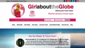 What Girlabouttheglobe.com website looked like in 2021 (3 years ago)