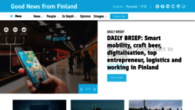 What Goodnewsfinland.com website looked like in 2021 (3 years ago)