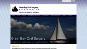 What Greatbayoralsurgery.com website looked like in 2021 (3 years ago)