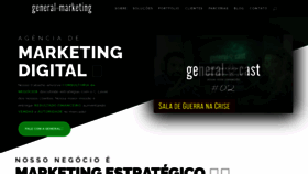 What General.marketing website looked like in 2021 (3 years ago)
