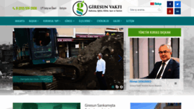 What Giresunvakfi.org website looked like in 2021 (3 years ago)