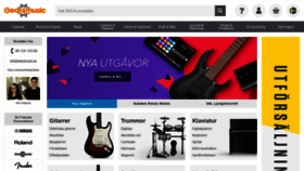 What Gear4music.se website looked like in 2021 (3 years ago)