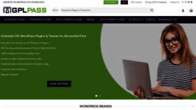 What Gplpass.com website looked like in 2021 (4 years ago)