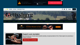 What Gettysburgtimes.com website looked like in 2021 (3 years ago)