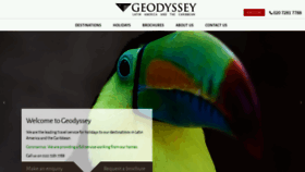 What Geodyssey.co.uk website looked like in 2021 (3 years ago)