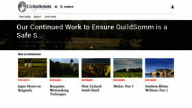 What Guildsomm.com website looked like in 2021 (3 years ago)