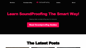What Getsoundproofing.com website looked like in 2021 (3 years ago)