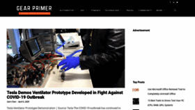 What Gearprimer.com website looked like in 2021 (3 years ago)