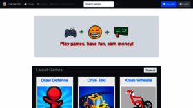 What Gamedid.com website looked like in 2021 (3 years ago)