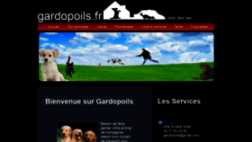 What Gardopoils.fr website looked like in 2021 (5 years ago)