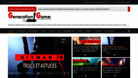 What Generation-game.com website looked like in 2021 (3 years ago)
