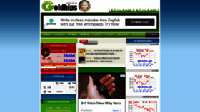 What Goldhips.com website looked like in 2021 (3 years ago)
