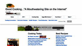 What Goodcooking.com website looked like in 2021 (3 years ago)
