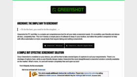 What Greenshot.org website looked like in 2021 (3 years ago)