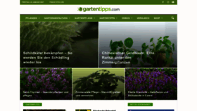 What Gartentipps.com website looked like in 2021 (3 years ago)