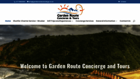What Gardenrouteconcierge.co.za website looked like in 2021 (3 years ago)