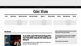 What Gocxua.net website looked like in 2021 (3 years ago)