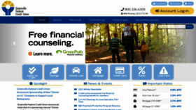 What Greenvillefcu.com website looked like in 2021 (3 years ago)