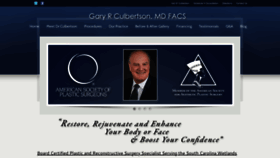 What Garyculbertson.com website looked like in 2021 (3 years ago)