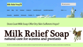 What Goatmilksoap.co.nz website looked like in 2021 (3 years ago)
