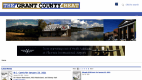 What Grantcountybeat.com website looked like in 2021 (3 years ago)