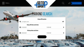 What Gotoairportparking.com website looked like in 2021 (3 years ago)