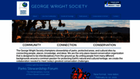 What Georgewright.org website looked like in 2021 (3 years ago)