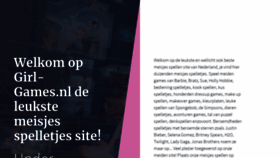 What Girl-games.nl website looked like in 2021 (3 years ago)
