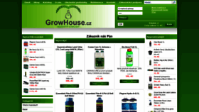 What Growhouse.cz website looked like in 2021 (3 years ago)