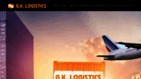 What Gklogistics.co.in website looked like in 2021 (3 years ago)