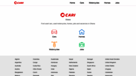 What Gh.cari.africa website looked like in 2021 (3 years ago)