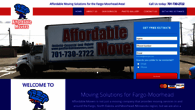What Goaffordablemovers.com website looked like in 2021 (3 years ago)