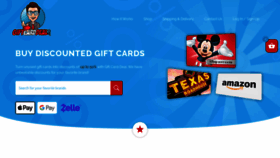 What Giftcarddeal.com website looked like in 2021 (3 years ago)