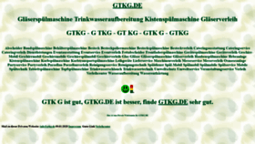 What Gtkg.de website looked like in 2021 (3 years ago)