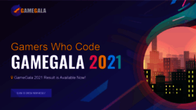 What Gamegala.org website looked like in 2021 (3 years ago)