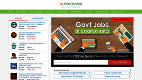 What Govt-jobs.euttaranchal.com website looked like in 2021 (3 years ago)