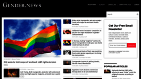 What Gender.news website looked like in 2021 (3 years ago)