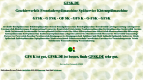 What Gfsk.de website looked like in 2021 (3 years ago)