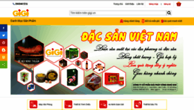 What Gigi.vn website looked like in 2021 (3 years ago)