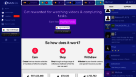 What Gain-log.in website looked like in 2021 (4 years ago)