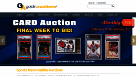 What Goldinauctions.com website looked like in 2021 (3 years ago)