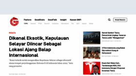 What Goodnewsfromindonesia.id website looked like in 2021 (3 years ago)