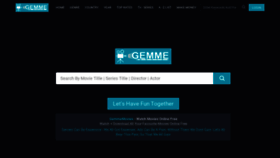What Gemmemovies.com website looked like in 2021 (3 years ago)