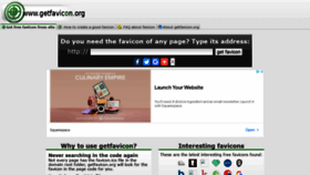 What Getfavicon.org website looked like in 2021 (3 years ago)