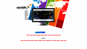 What Geovisite.com website looked like in 2021 (3 years ago)