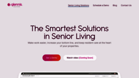 What Glennissolutions.com website looked like in 2021 (3 years ago)